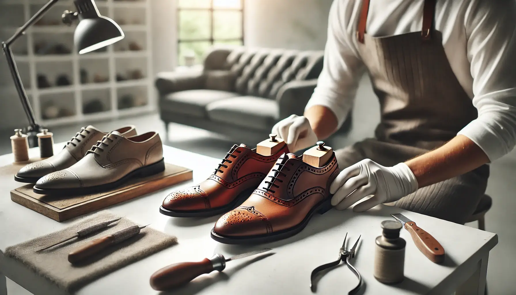 صورة غلاف خدمة إصلاح الأحذية